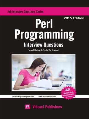 cover image of Perl Programming Interview Questions You'll Most Likely Be Asked